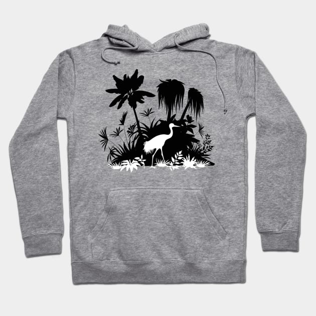 Palms Silhouette Hoodie by Mako Design 